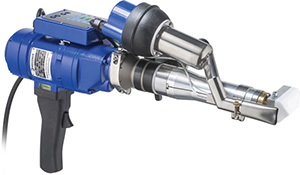 Plastic Extrusion Welder built by Welding part of Palm Technology fabrication capabilities