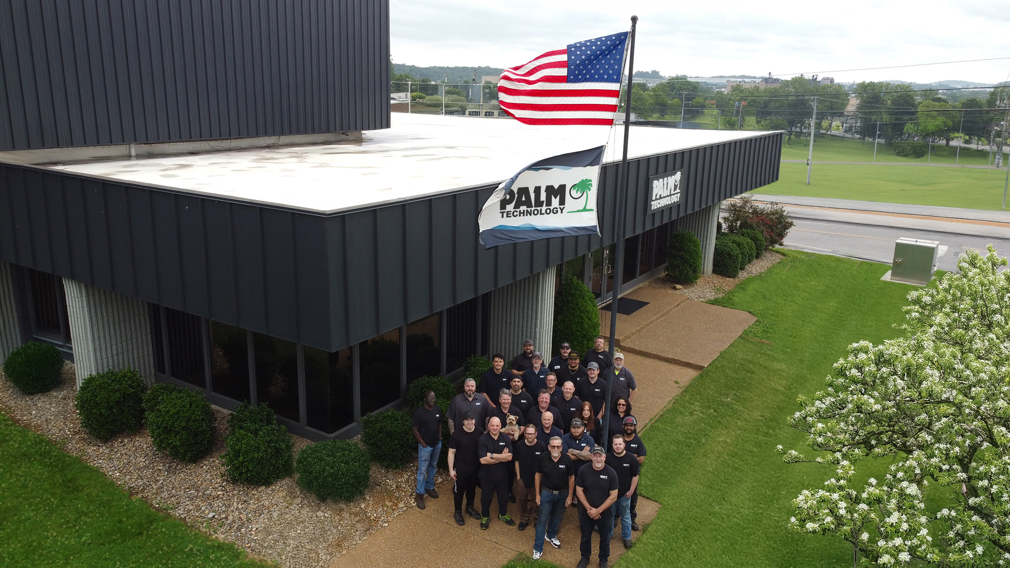 Picture of Palm Technology's team of dedicated professionals with decades of surface finishing experience manufacturing automatic and manual plating lines
