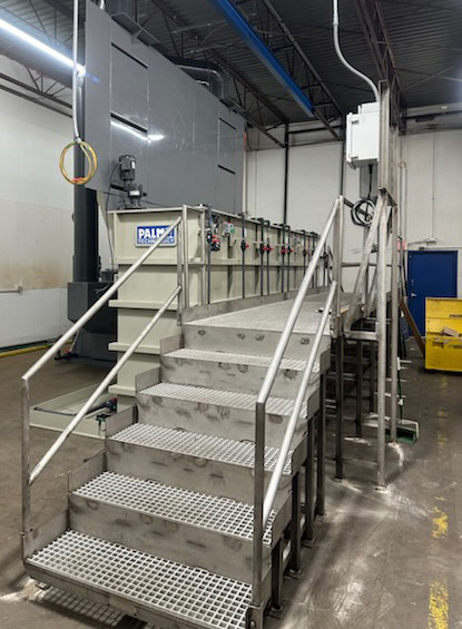 Cleaning, Etching and NDT one Hoist Manual Air Plane Propeller Line